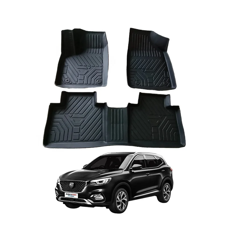 Custom 3D TPE Car Mats All Weather Protect Waterproof Custom Rubber Floor Mats Use For MG HS