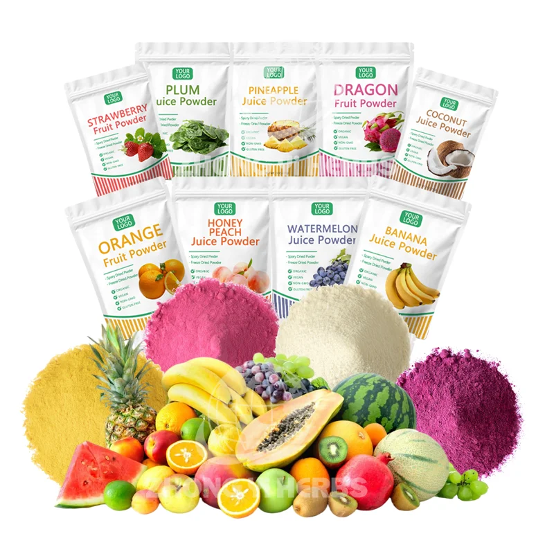 Private Label 100% Natural Freeze-Dried Water Soluble Organic Super Food Blend Powder Fruit and Vegetable Powder