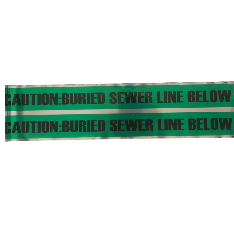 Detectable Underground Warning Tape traceable marker tape protect buried pipes and cables