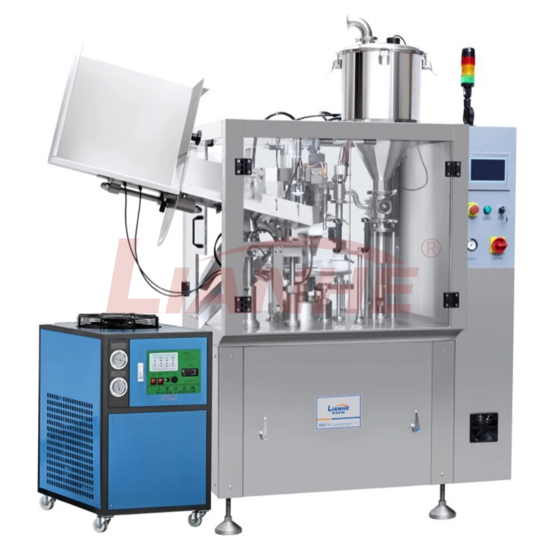 Automatic Aluminium Plastic Tube Filling And Sealing Machine Cosmetic Toothpaste Cream Lotion Filler And Sealer