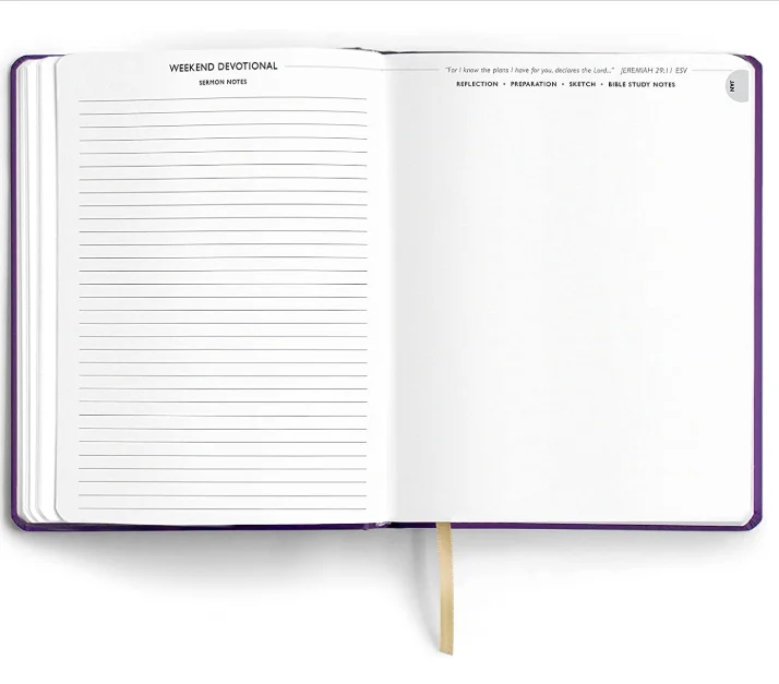 Wholesale and custom printing  hardcover spiral paper notebook agenda planner diary journal