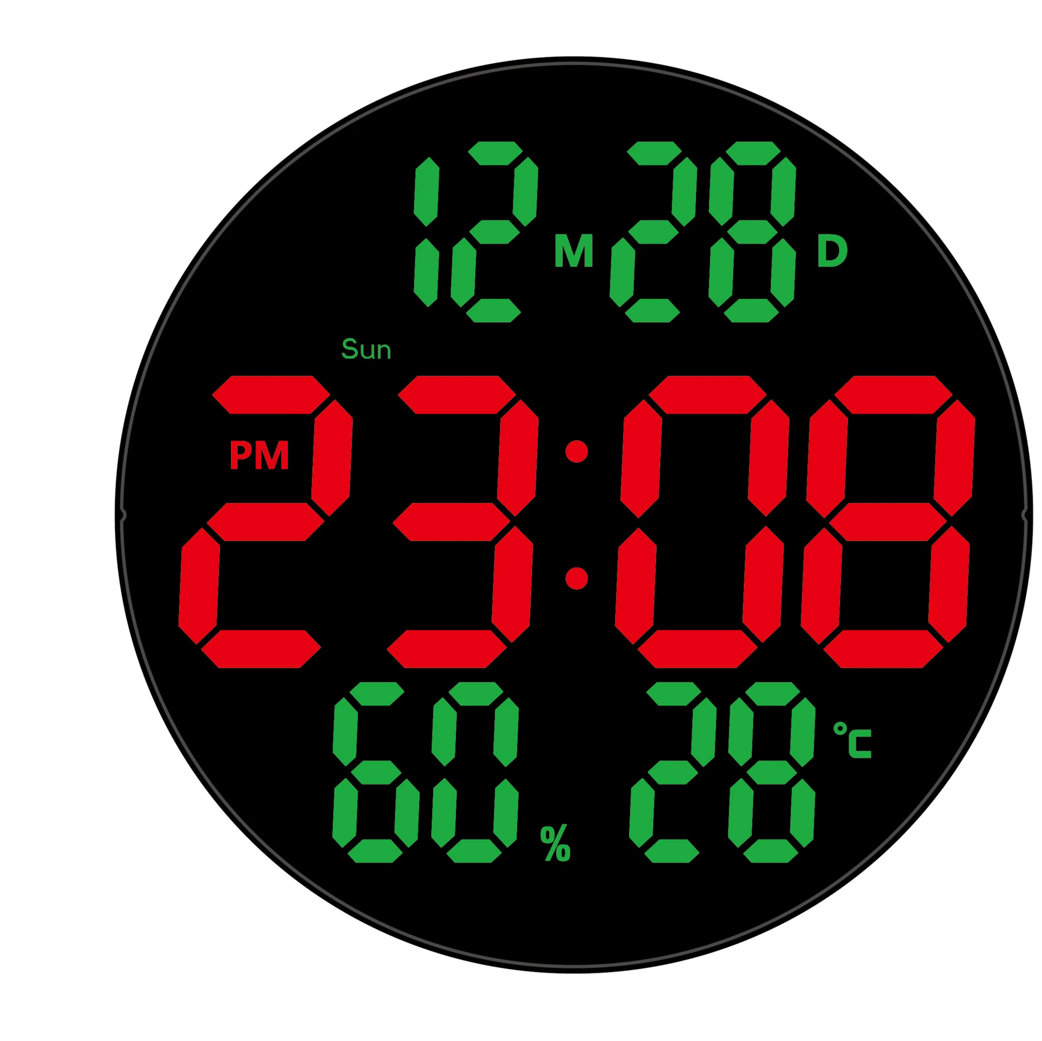 Wall  clock digital led clock smart alarm table desk clock in bedroom for home