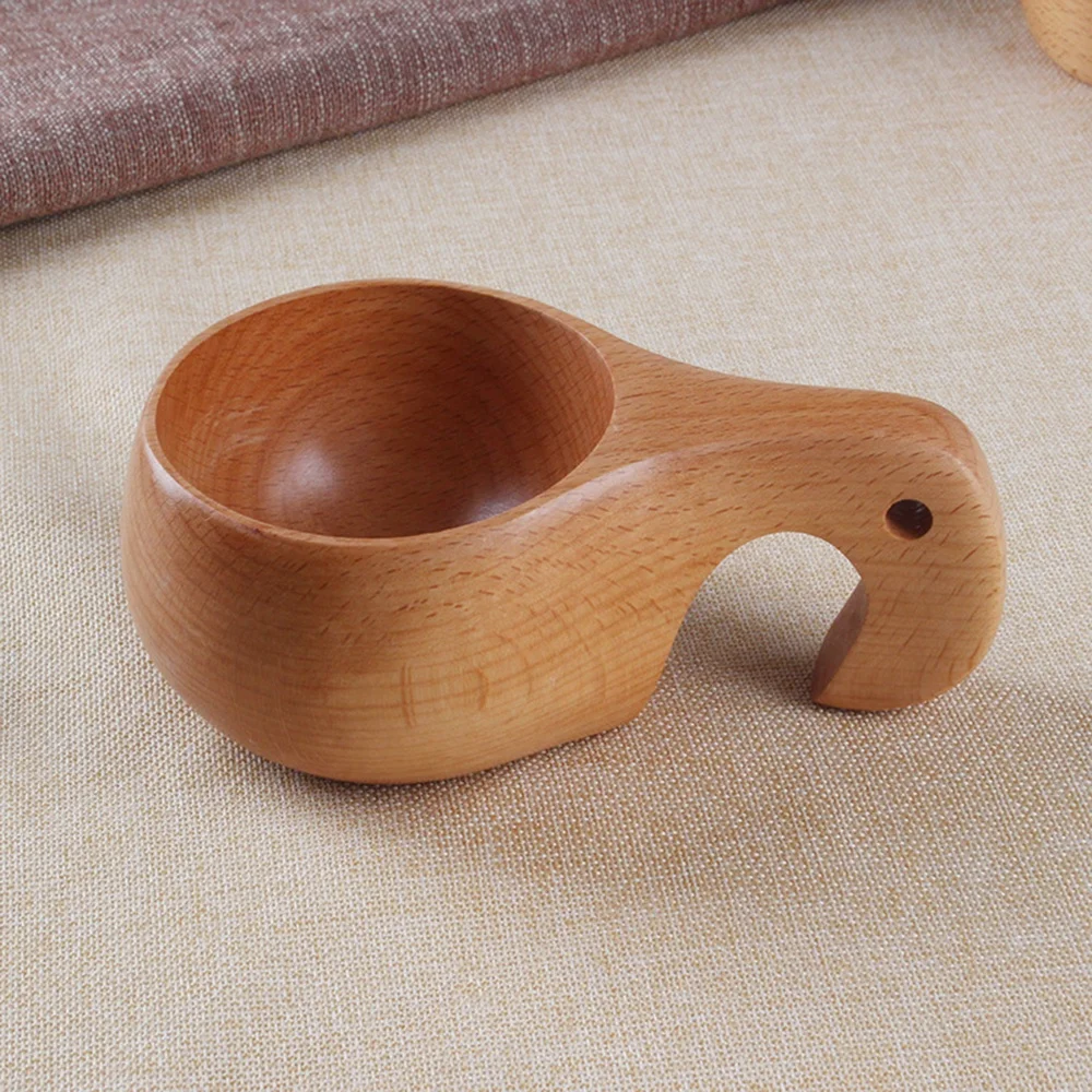 
handmade beech wood tea cup reusable wooden coffee cups wholesale 