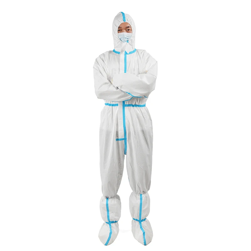 eco friendly waterproof tyvek dupont disposable medical protective coverall with hood for mining disposable jumpsuit