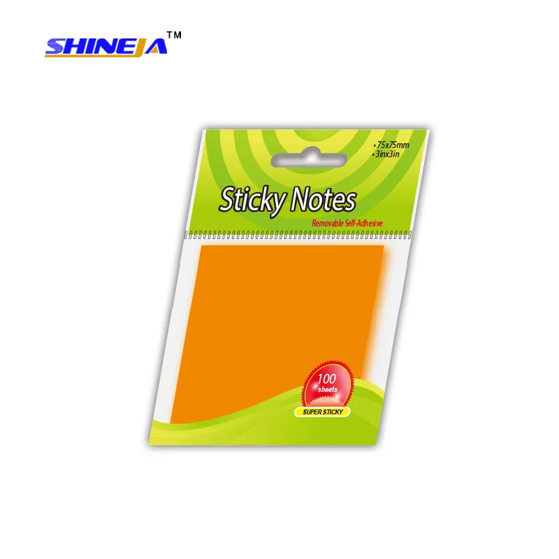 100 Sheets Memo Pad Style Sticky Notes for School and Office in Good Quality