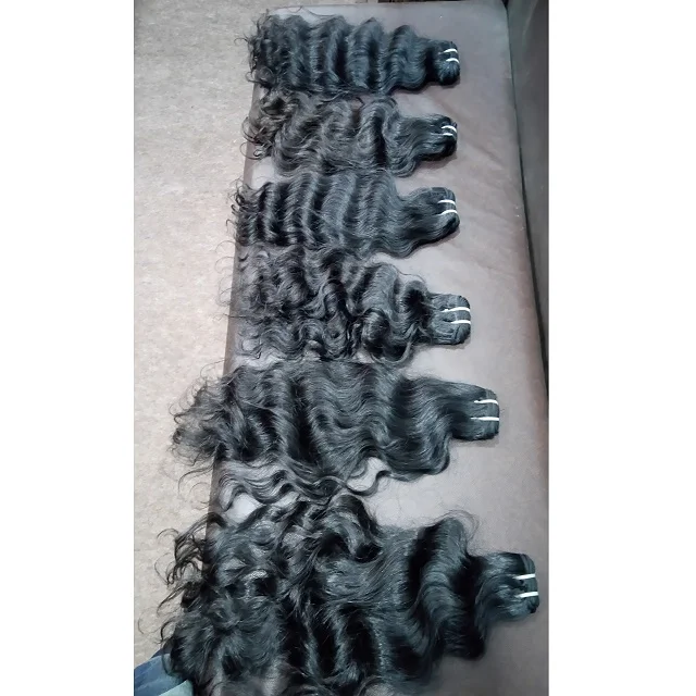 Top Quality Raw Unprocessed Hair Extension Single Donor Human Hair in India Natural Straight 10 to 35