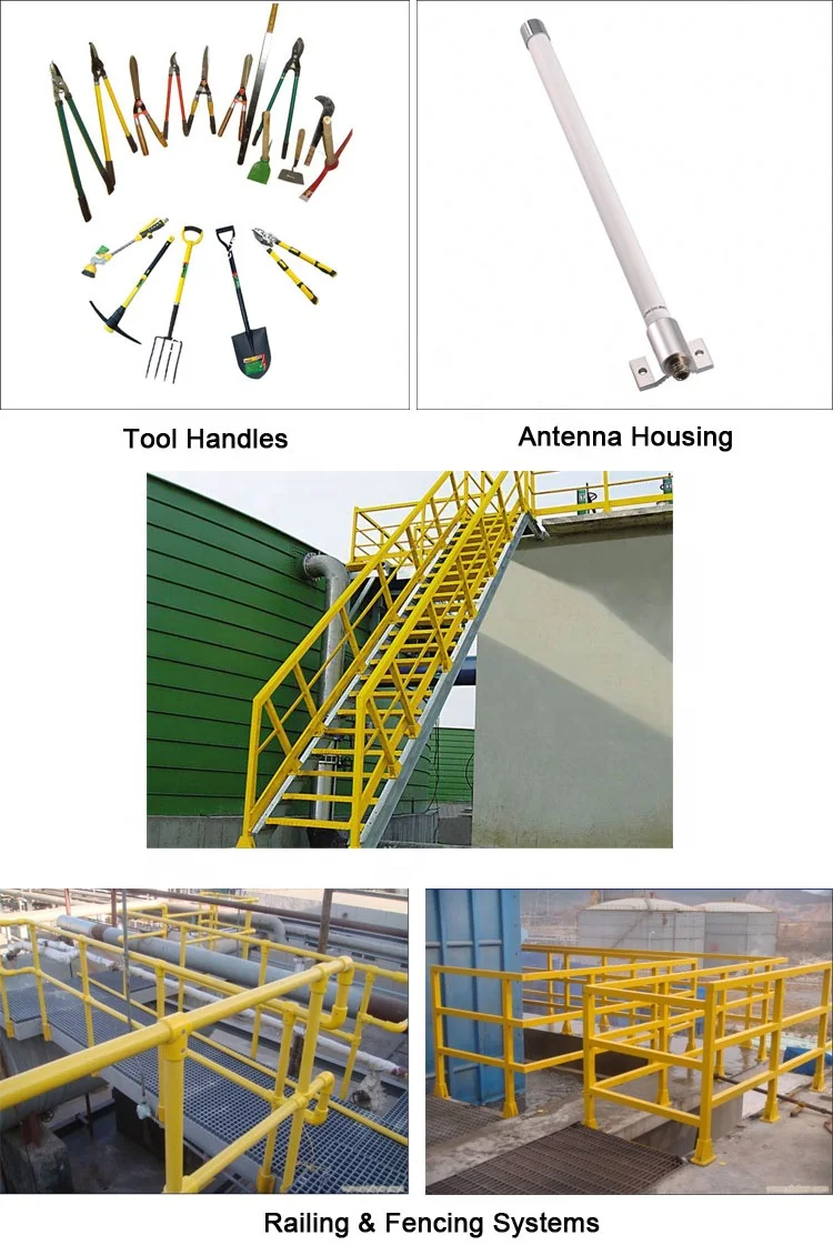 
GRP FRP Fiberglass square hollow tube 