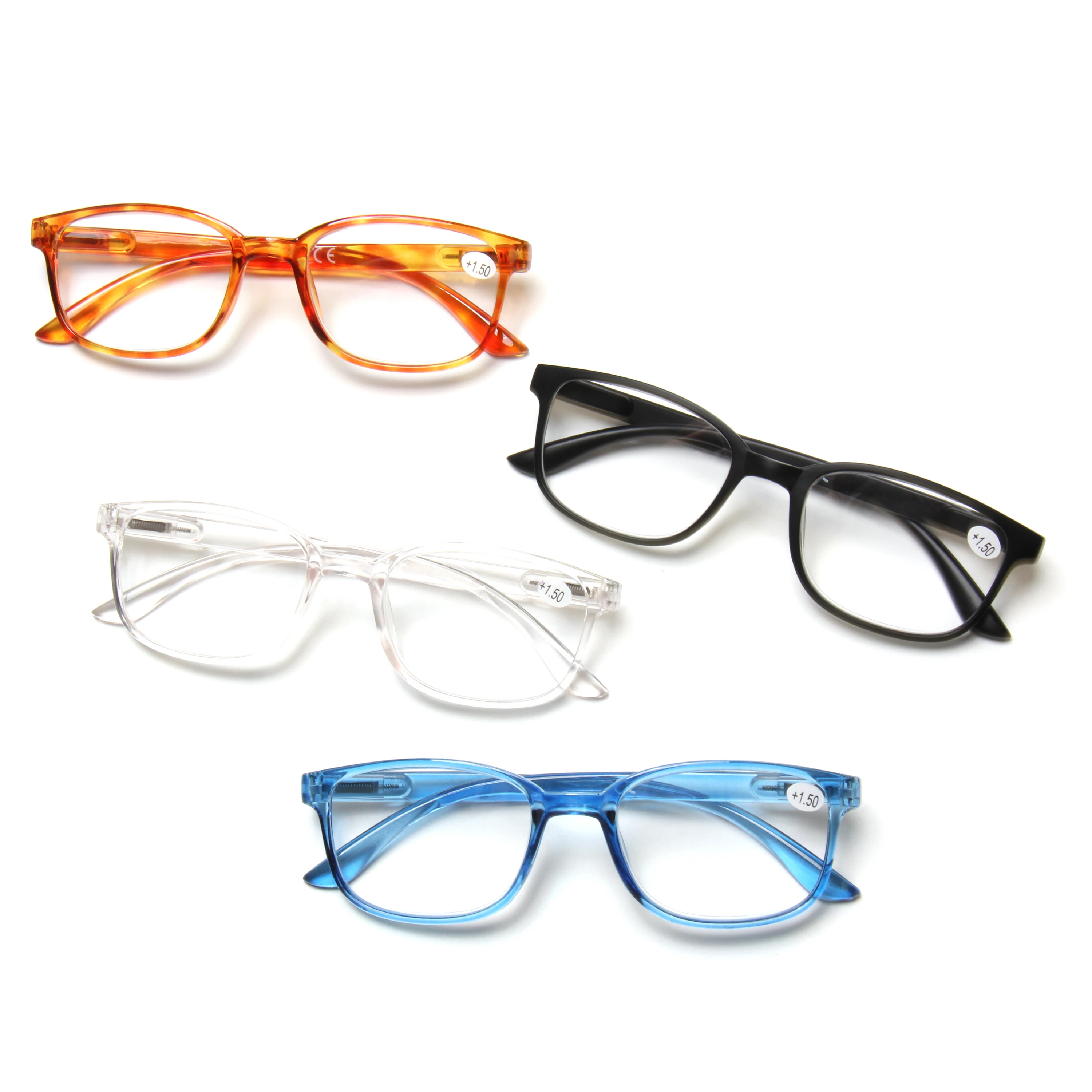 Женские прозрачные очки для чтения Eugenia, 2022, оптовая продажа, модные голубые женские очки для чтения с индивидуальным логотипом, сделано в Китае