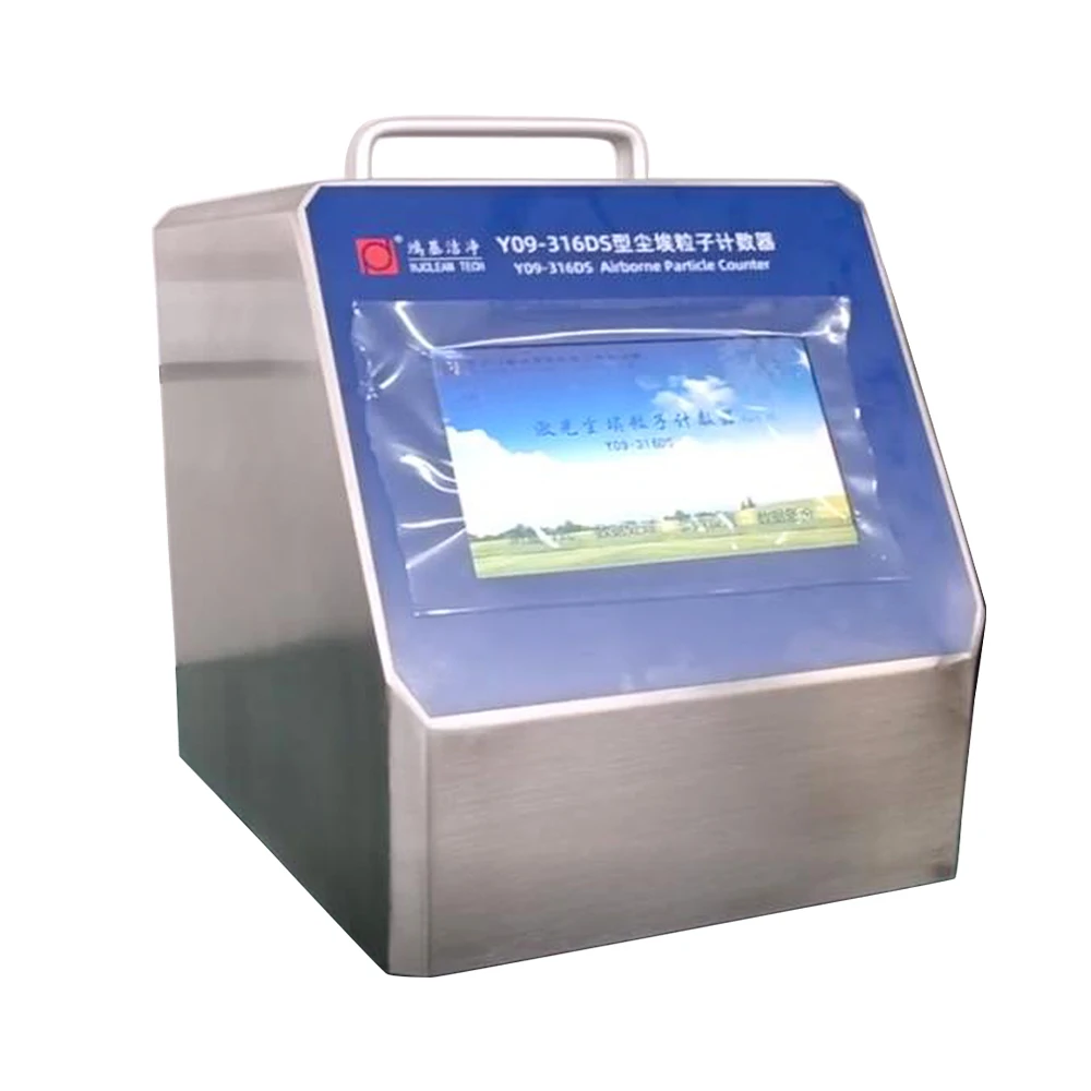 Touch  screen control system Six Channels airborne  Particle Counter for Clean room  WITH DOT MATRIX PRINTER
