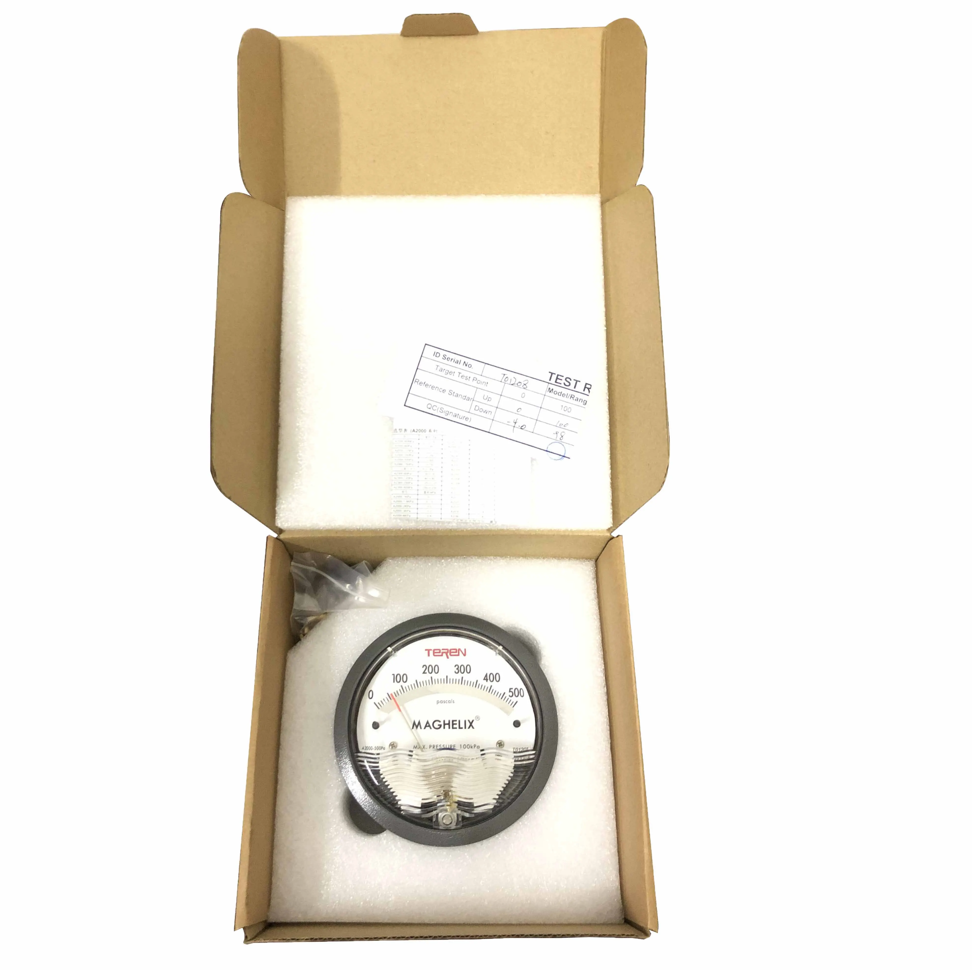 High quality differential pressure transmitter and gauge with 0-10V/4-20mA/RS485 modbus output