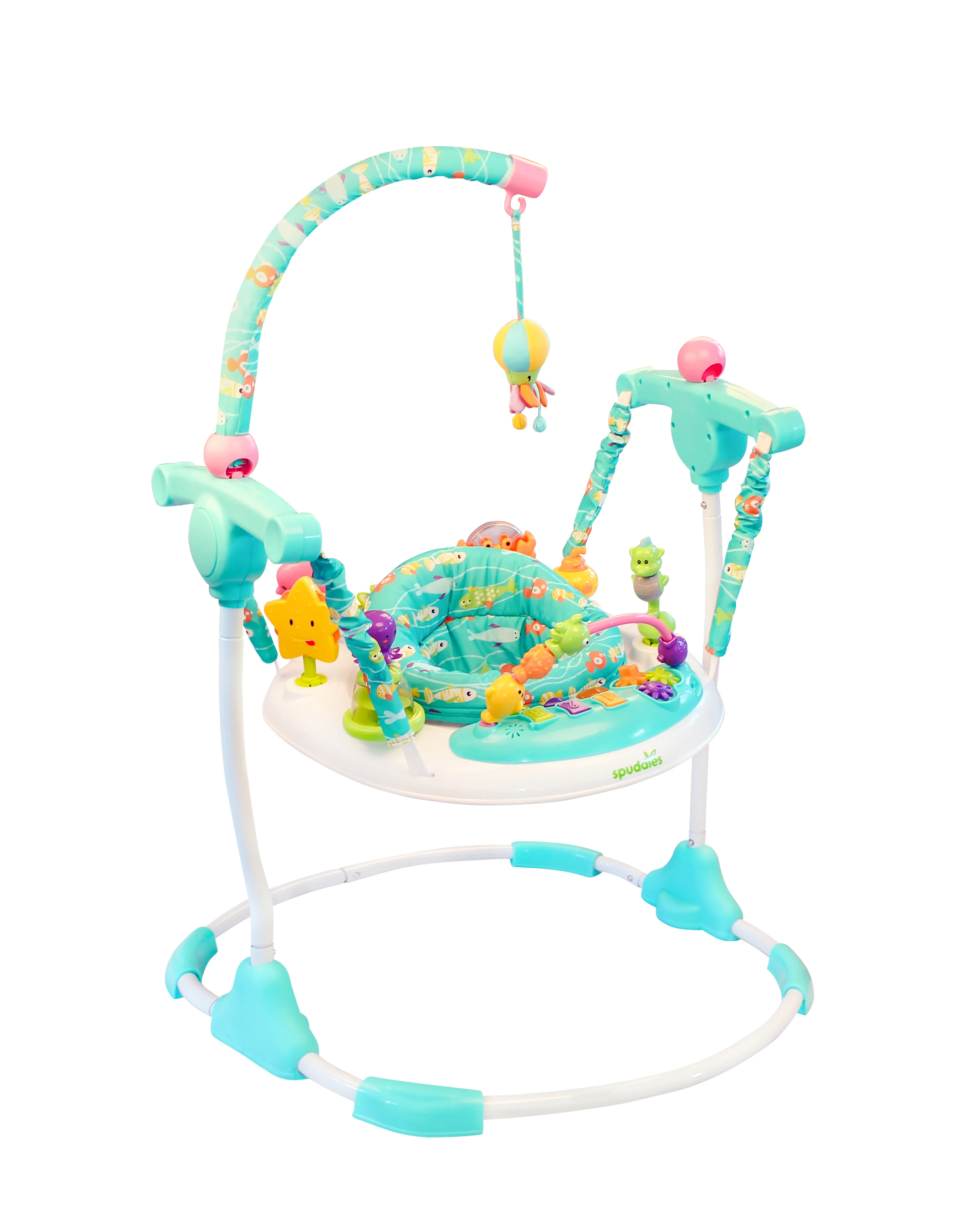 Wholesale Water World Jumperoo Activity Center Foldable and Adjustable Baby Bouncer with Music EN Certified