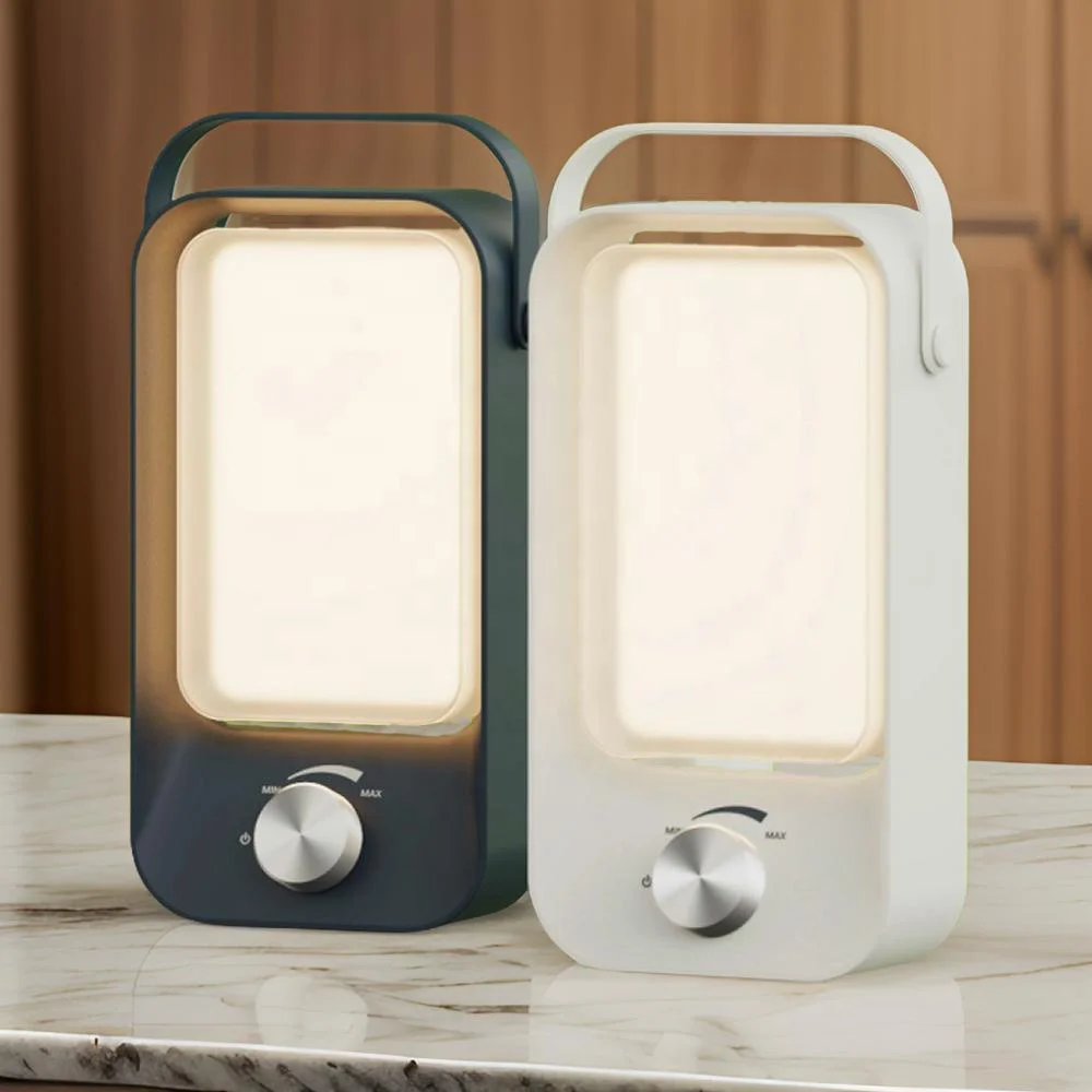 Mini Rechargeable Retro LED Bedside Table Lamp Camping Lamp with Desk Light Guangdong