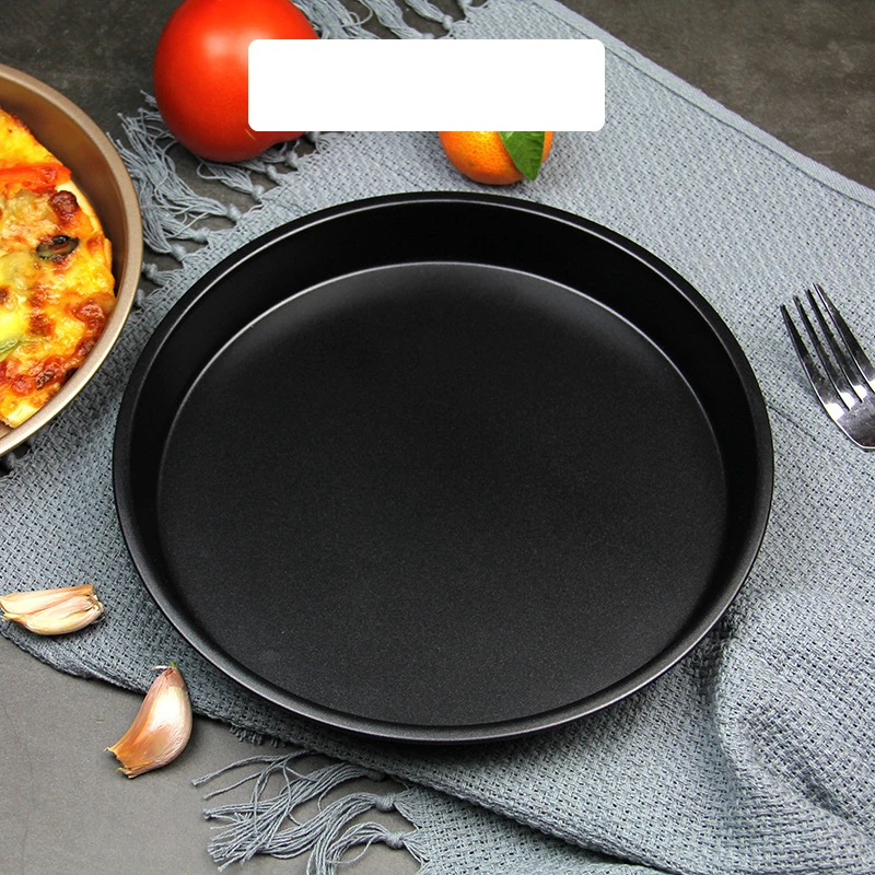  6 8 9 inch Non-Stick Pizza Pan Bakeware Carbon Steel Plate Round Deep Dish Baking