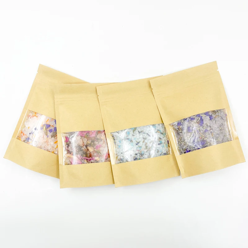 OED Private Label Luxury Packaging Natural Organic Himalayan Bath Salts with Pink Crystal Salt and Rose Scent for Body Soaking