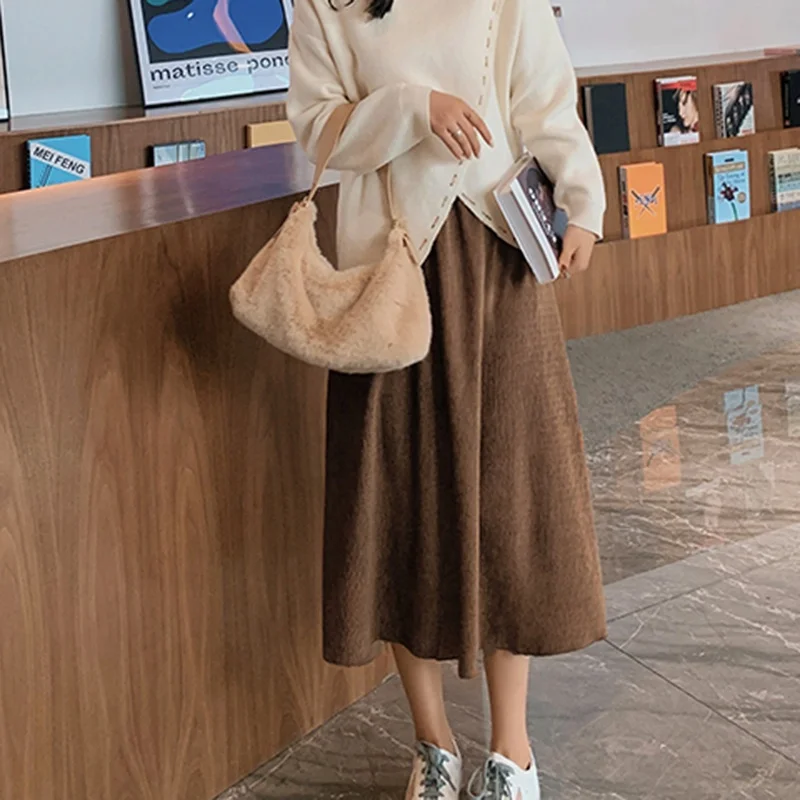 
Wholesale Fashion Skirts Women Long Pleated Long Skirts Dress Patterns African Women Maxi Skirt Plus Size 