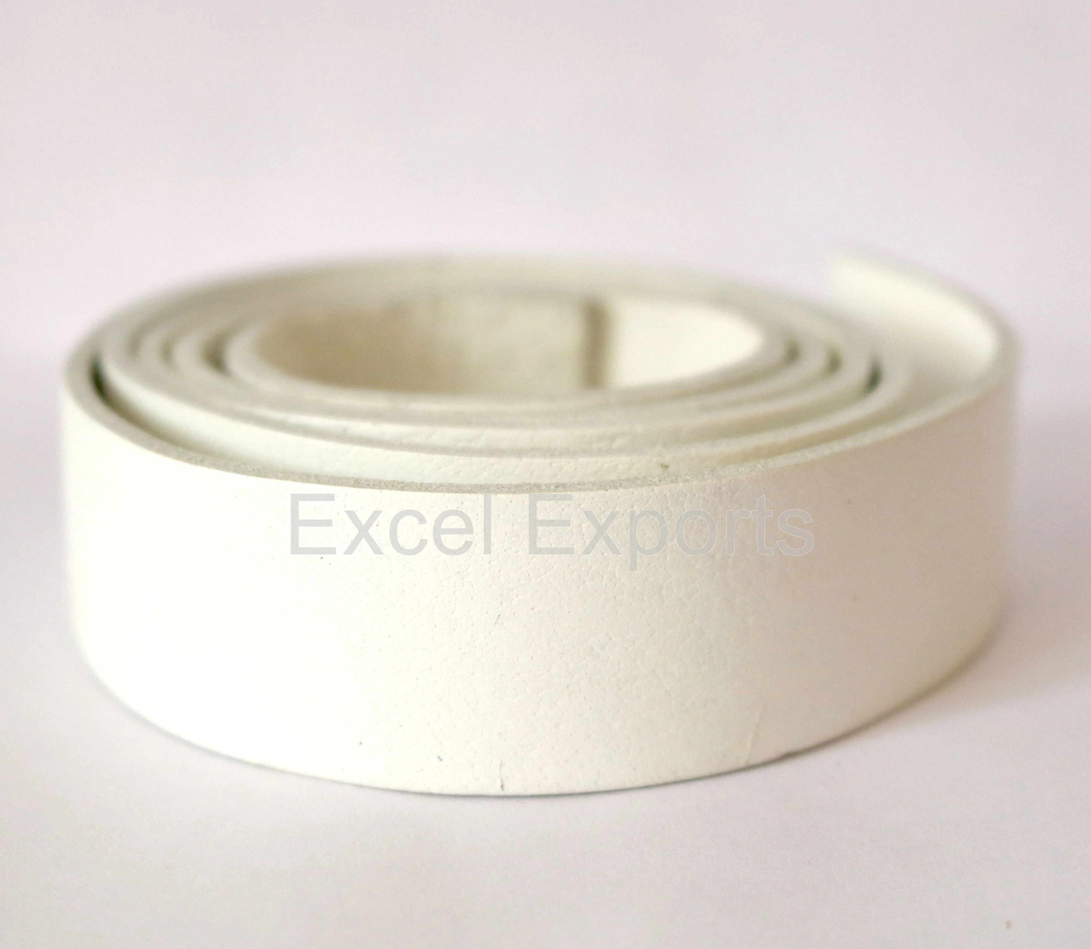 Wholesale Premium Quality Flat Leather Laces 15mm & 20mm Wide Belting Decoration Jewelry Excel Exports Featuring Pearl Material