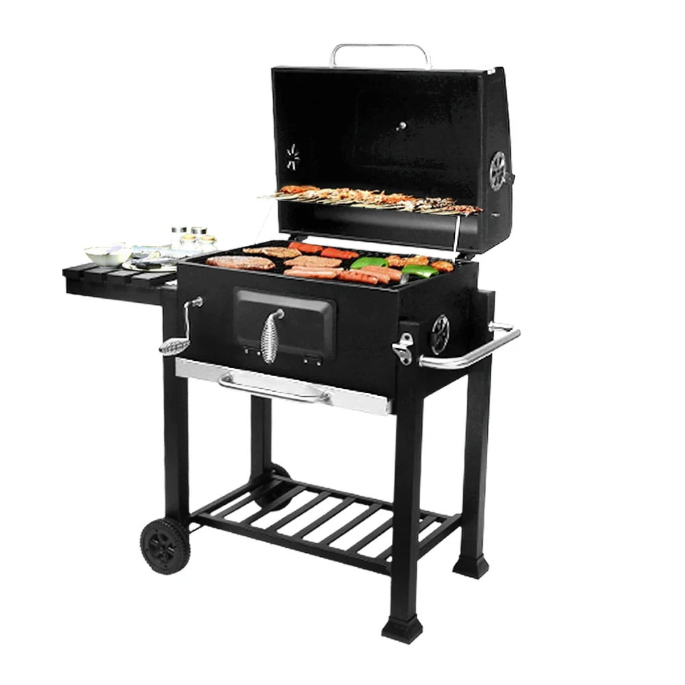 Outdoor stainless steel barbecue bbq charcoal restaurant grills machine for sale