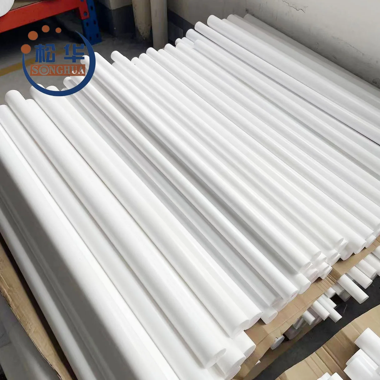 Заводской поставщик высокое качество PTFE белый экструдер твердый стержень