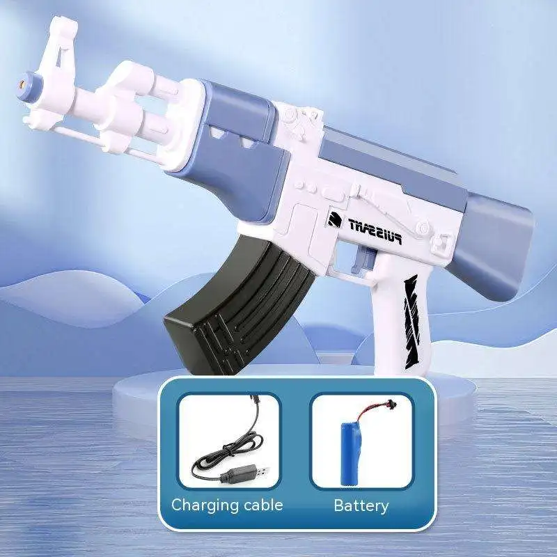 AK Fully Automatic Water Gun Kids Outdoor Toy New Electric Splash Water Gun Toy Summer Swimming Pool Toy
