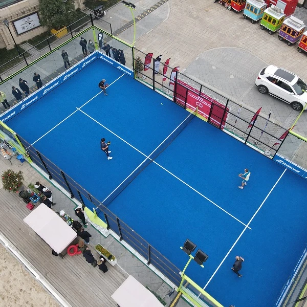 PADEL WORKER Factory Price Wholesale Panoramic Indoor and Outdoor Padel Court Paddle Tennis Court in Chile