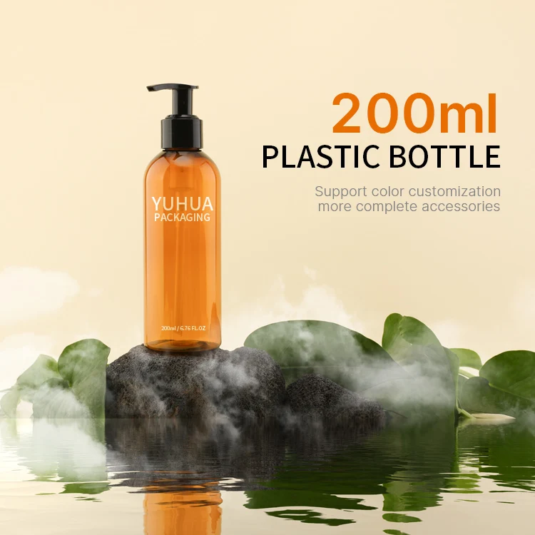 Amber Wholesale 200ML Empty Red Plastic Trigger Mist Spray Bottle With Sprayer For Cleaner Spray