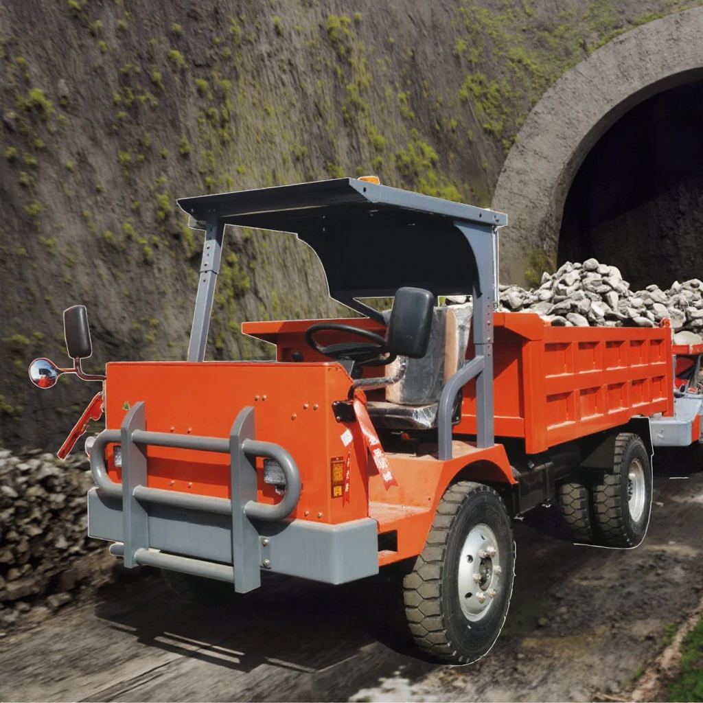 8 Ton Low Profile Narrow Mining Truck Mining Heavy-Duty Underground Dump Mining Truck