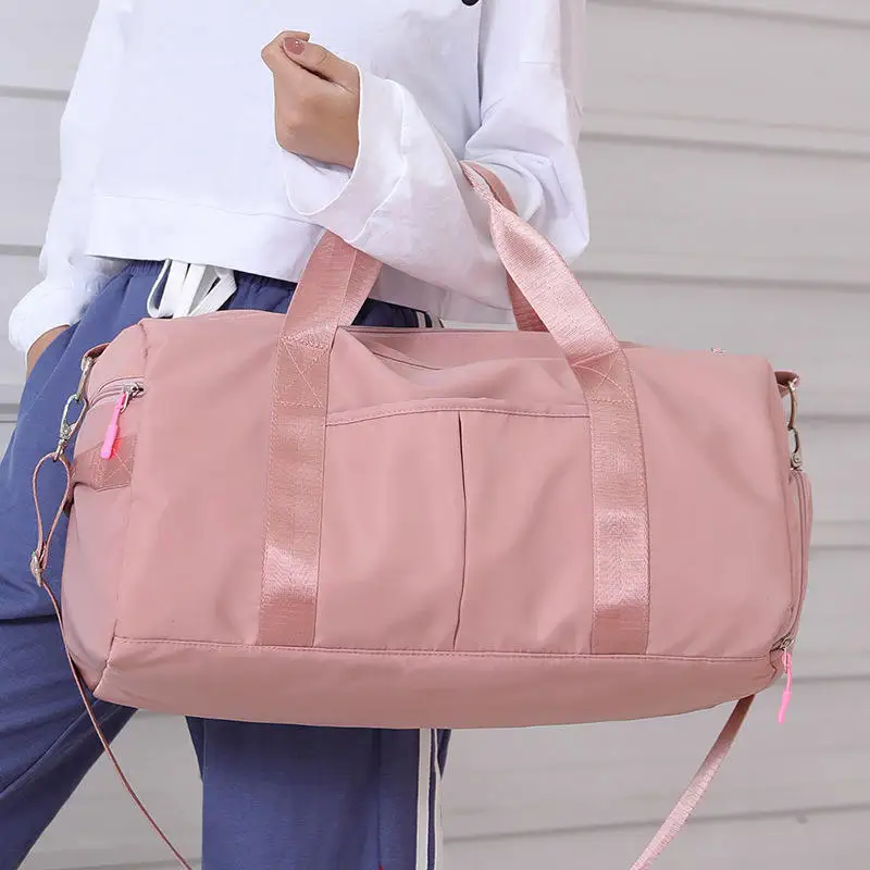 Overnight Ladies Nylon Weekend Bag Large Capacity Travel Duffle Bags for Women