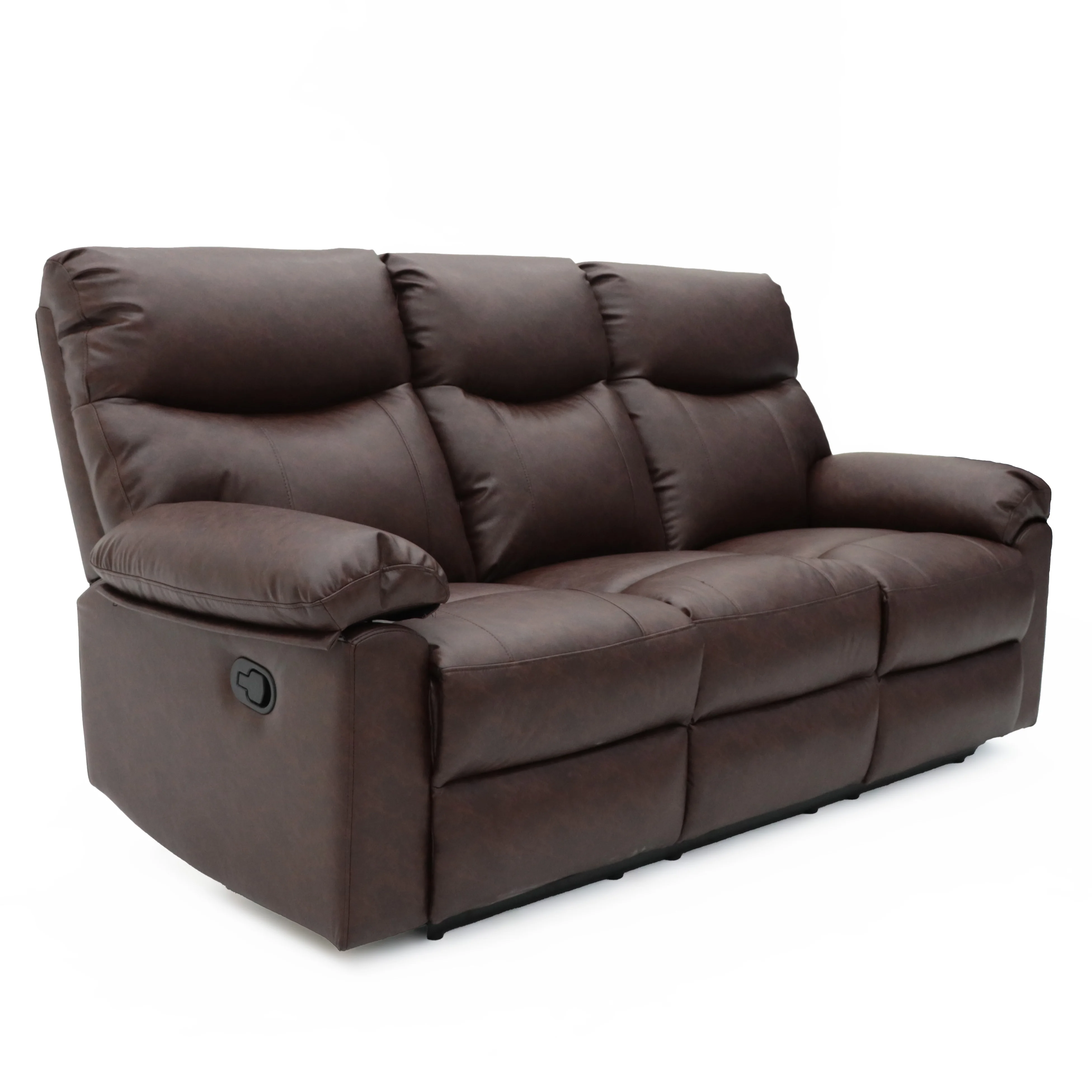 Geeksofa Lazyboy Modern Design 1+2+3 Air Leather Electric Manual  Recliner Sofa Sets With Console  For The Living Room
