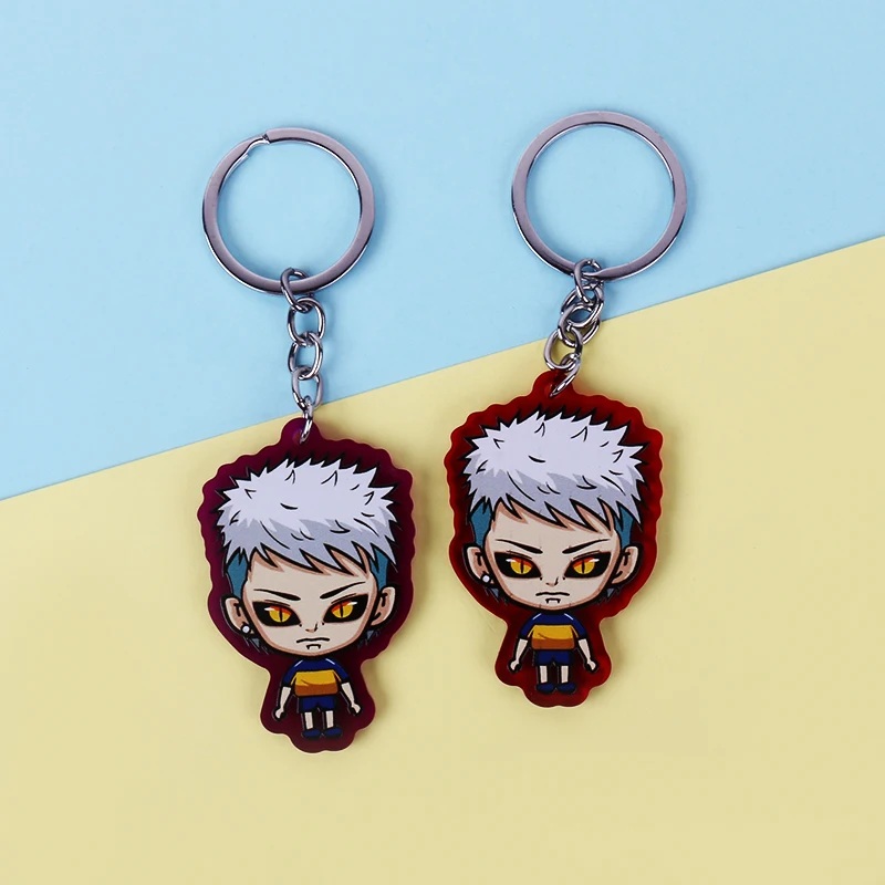 Fast Shipping Competitive Price Korean Key Chain  Lighter Offset Printing Acrylic Keychain