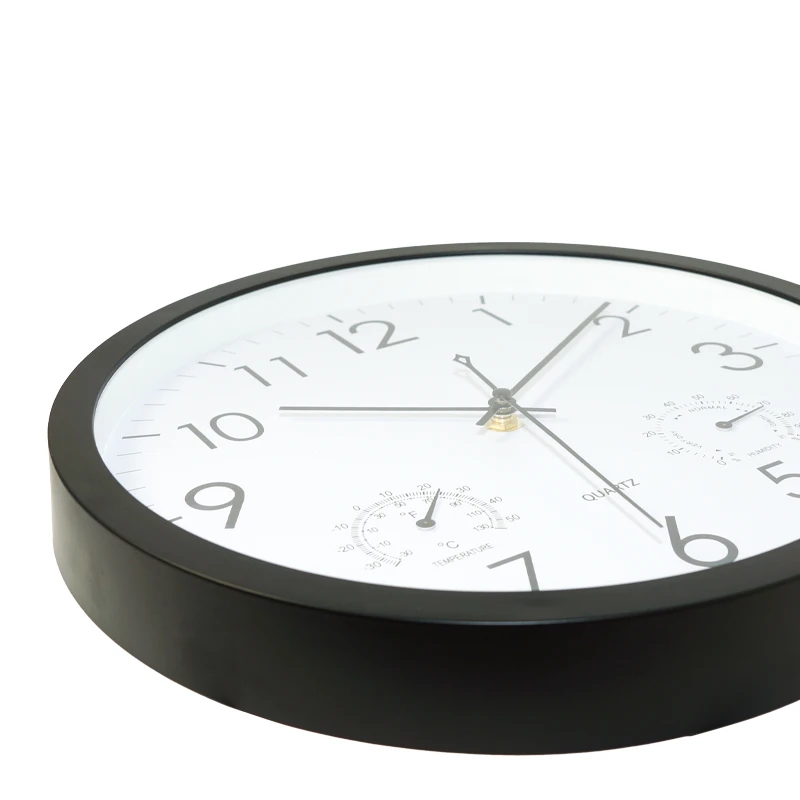 W119 12 Inch 30 Hands Nordic Decorative A Modern Plastic Classic Large Mechanic Temperature Wall Clock