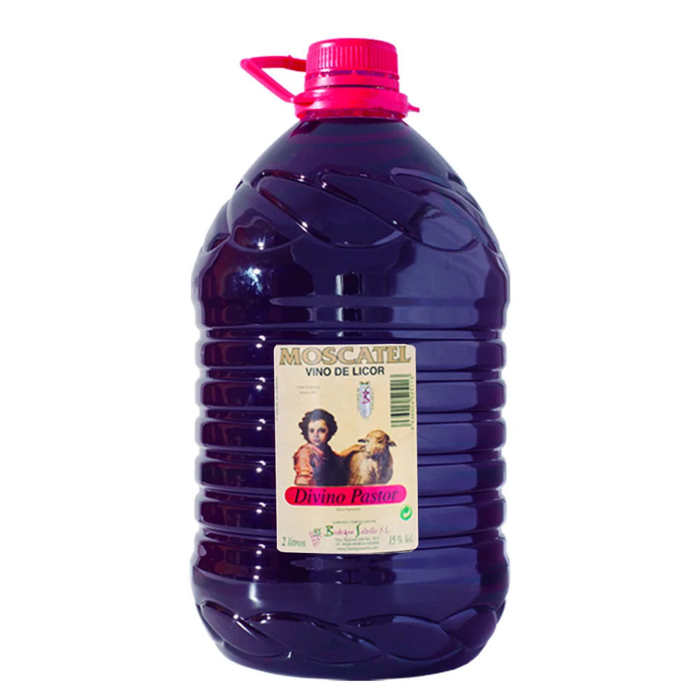 High Quality Sweet White Wine Dop Jumilla Divino Pastor Moscatel Grape 5L Pet Bottle Table Wine Ready For Horeca