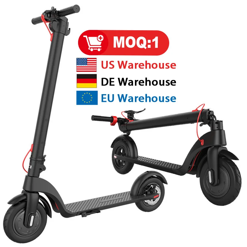 Eu US DE warehouse Hot Selling Hx X7 EScooter 350W Motor 25Km/H Max Range Foldable Adult replaceable battery Electric Scooter