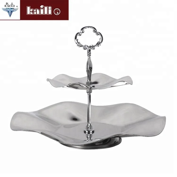 2020 new style wholesale sturdy stainless steel plates metal Dinnerware tray set