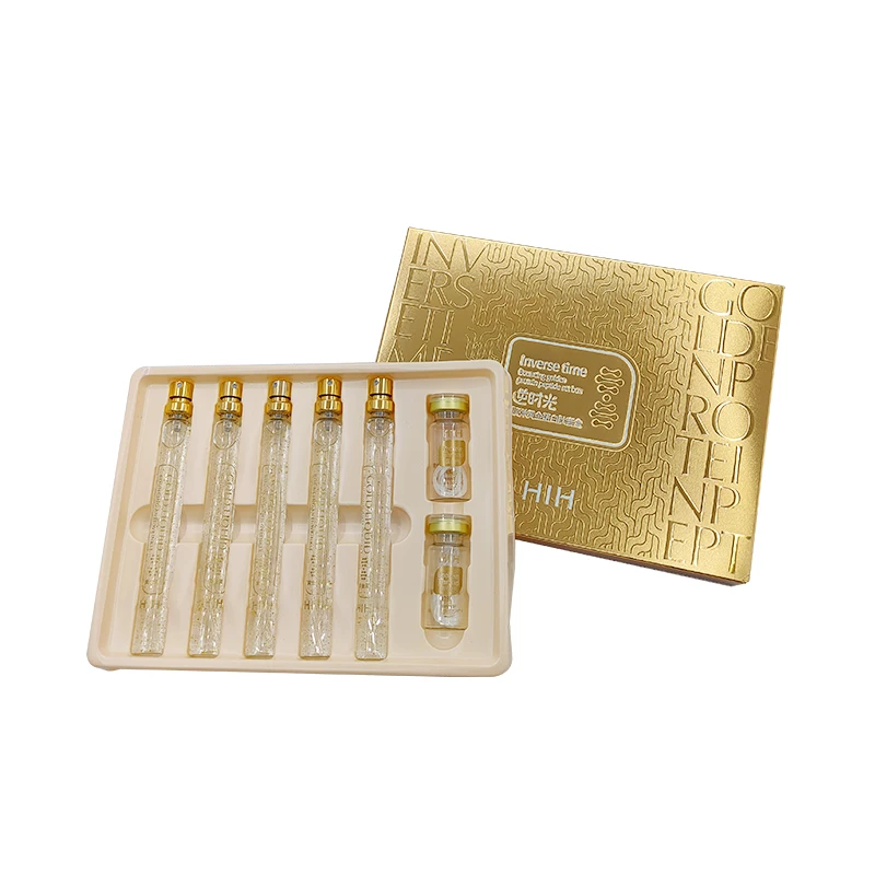 Vesta Collagen Thread Removal Wrinkles Facial Thread Lift Gold Protein Peptide Line Carving Face Serum