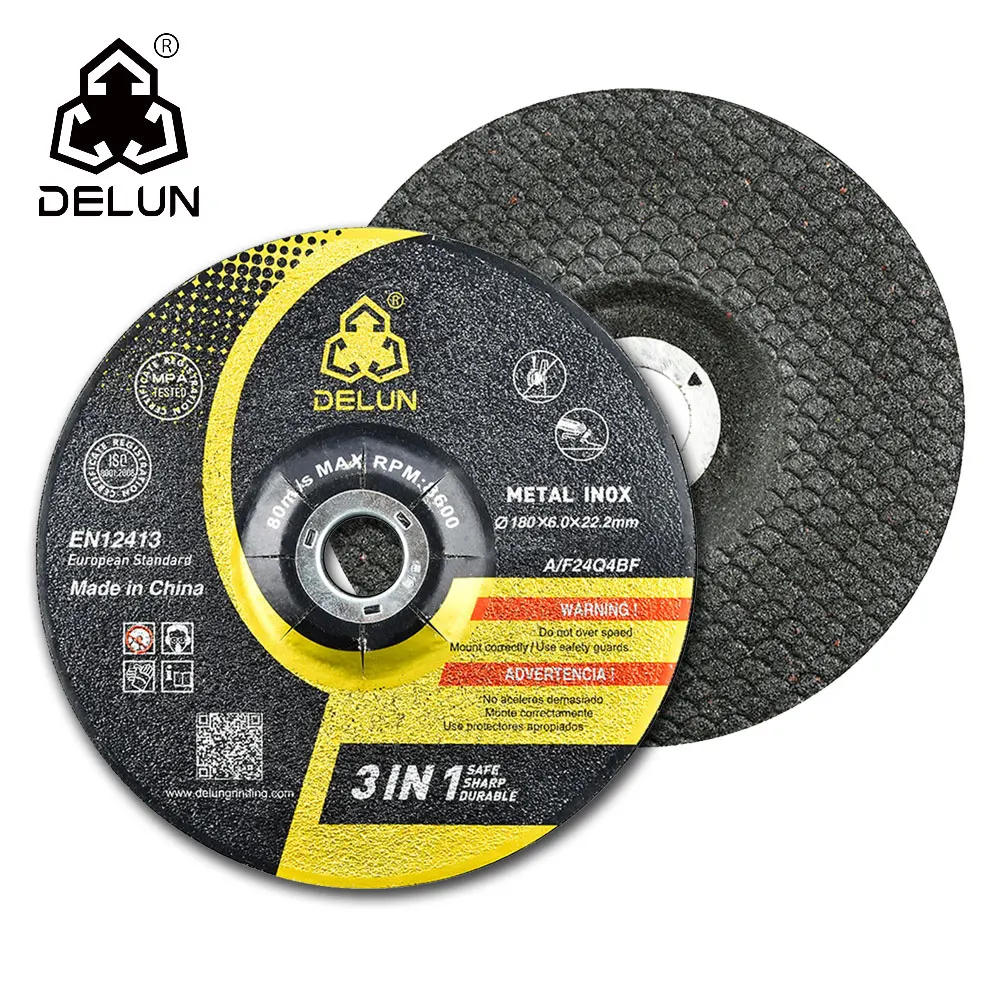 DELUN  7 inch   grinding wheel with MPA and ISO 9001certificate and best price