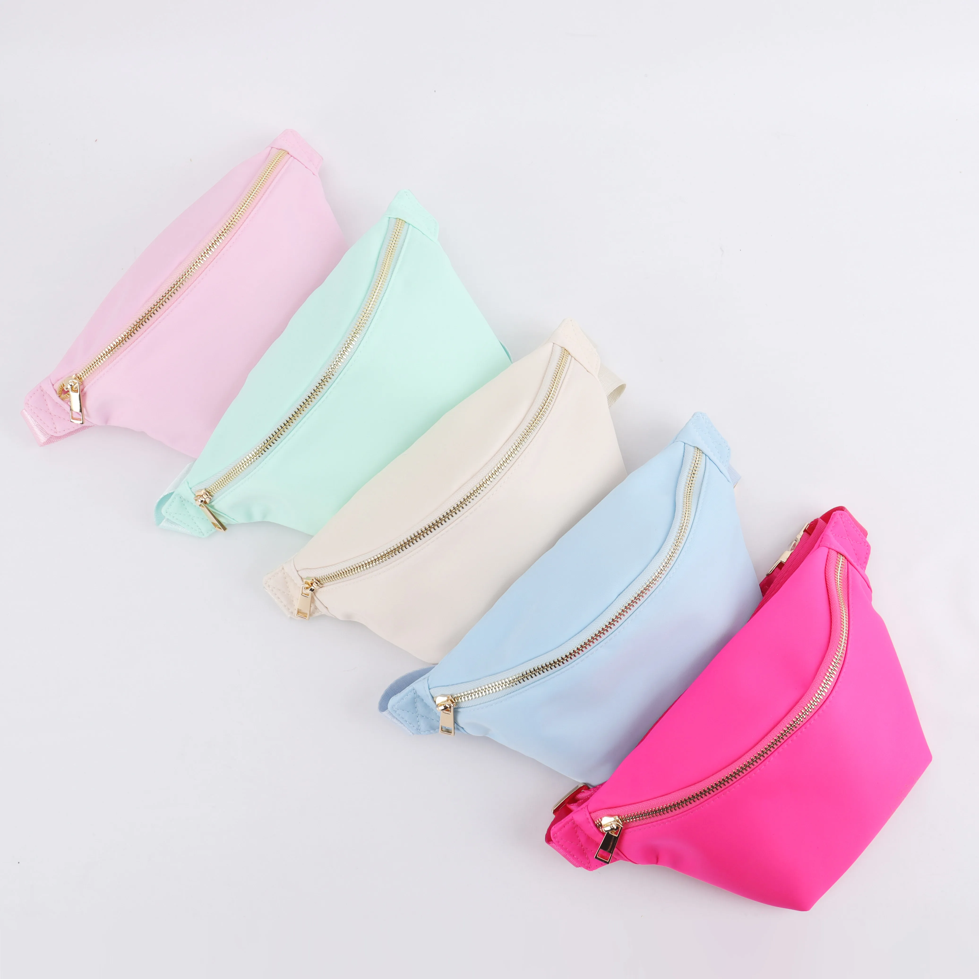 Keymay Stock Large Small Two Sizes Running Belt Sport Gym Mobile Phone Pouch New Waterproof Waist Bag Unisex Fanny Packs Custom