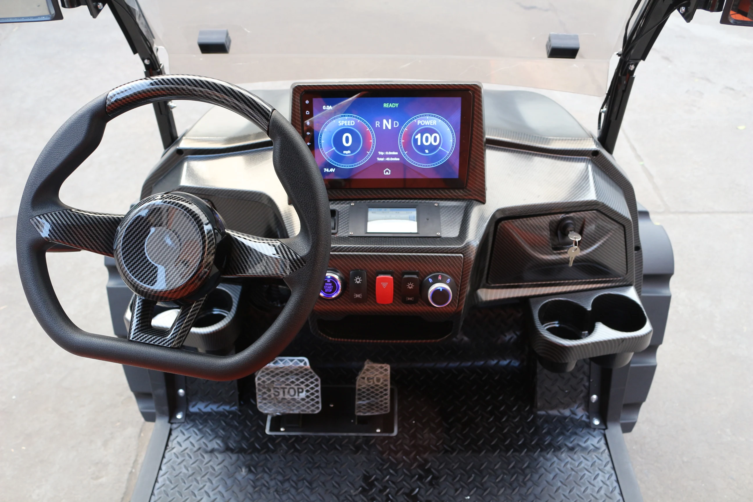 72V lithium battery 8 Seat Electric Golf Cart Buggy CE approved China made 8 seat battery powered luxury electric golf cart