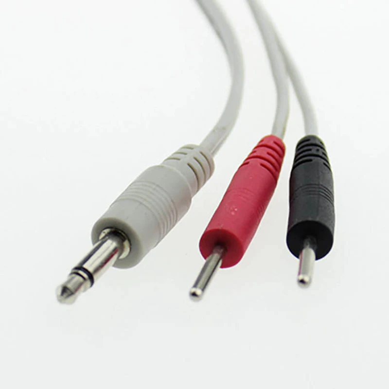 Customized Lead Wire 2mm Mono Plug Therapy Machines connection medical cable