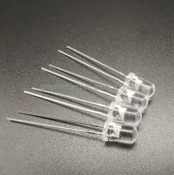 3mm 5mm 8mm 10mm Prewired LED Diode White Red Green Blue RGB Candle Pre Wired LED Round Oval Rectangle Flat Top 3V 5V 6V 9V 12V