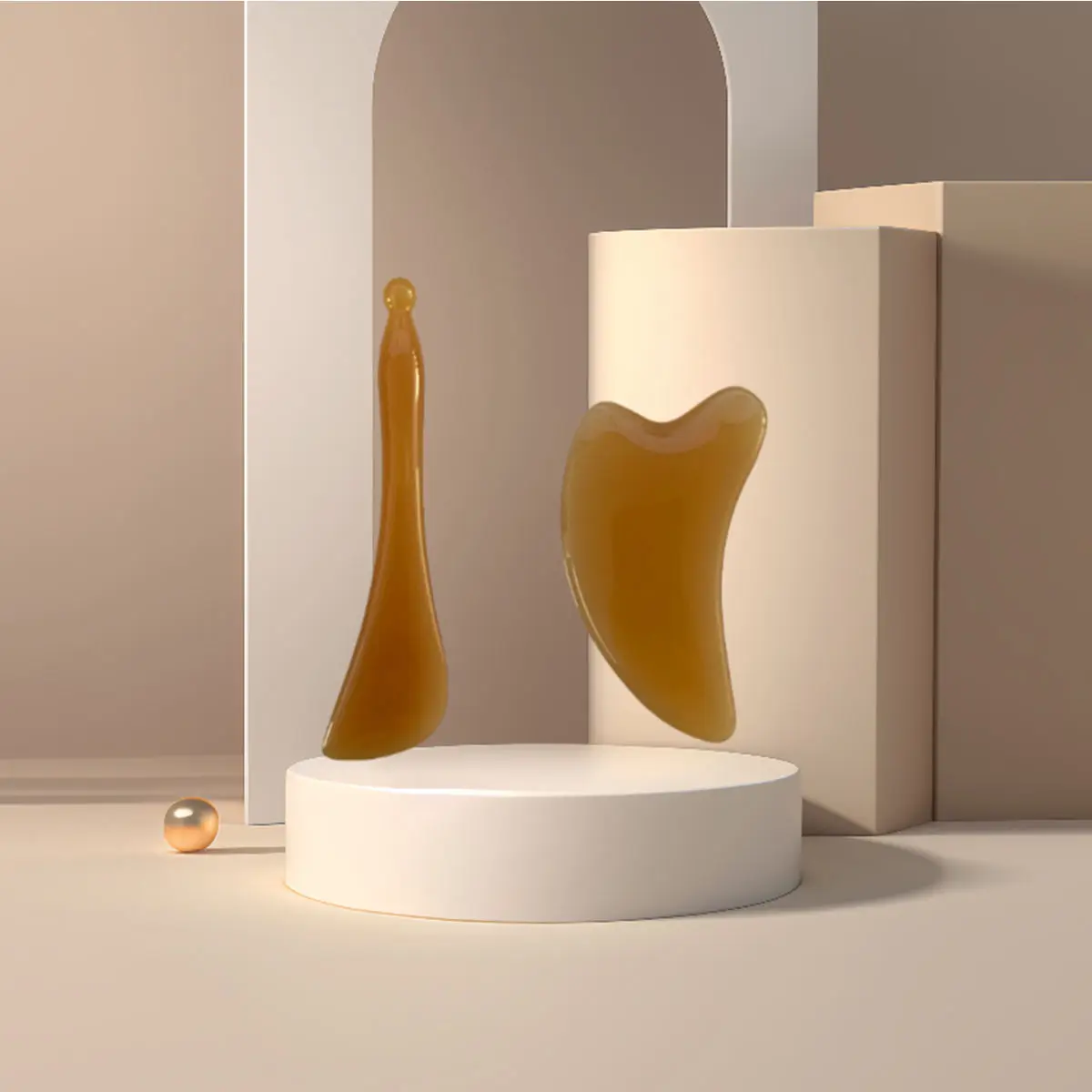 Natural Guasha Stone Facial Guasha Scraping Tools Gua Sha Massage Tools for Face