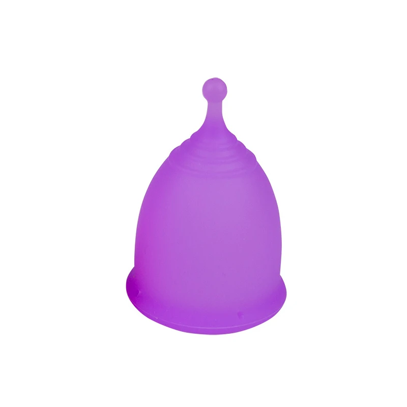 Feminine hot selling menstrual cups with silicone applicator (1600360327693)