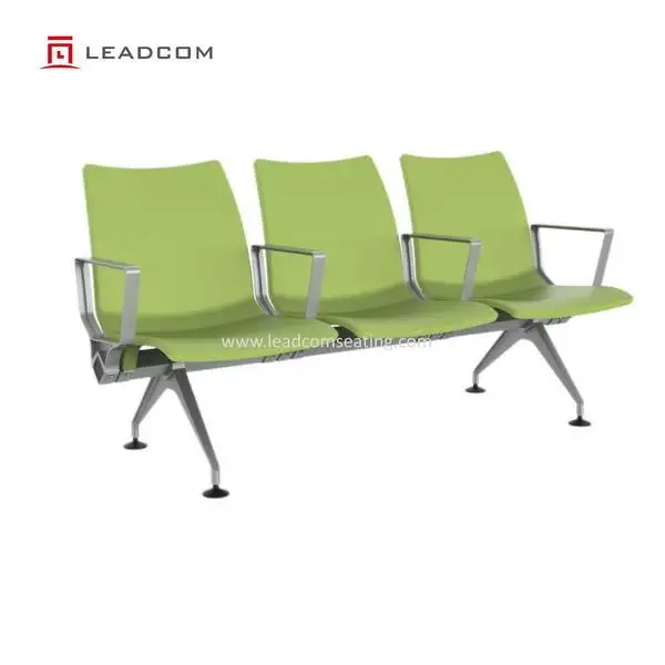 L-W02-2 - 3 seater PU Padding Airport Waiting Area Chair Bench Seat hospital waiting chairs for sale