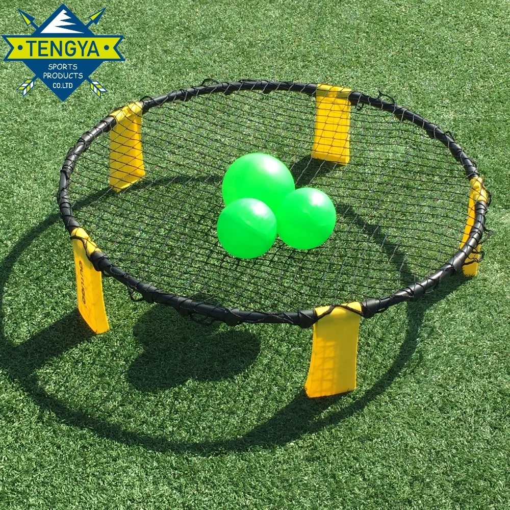 Outdoor Smash ball Standard 3 Ball Roundnet Kit Beach Ball Game Set