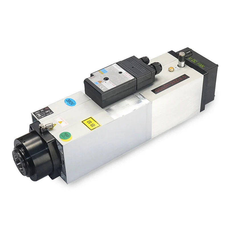 hot sale 4.5kw ISO30 atc air cooled CNC spindle motor GDL51-24Z/4.5