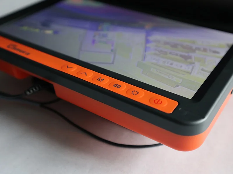 Potable promotion sale fishing tackle visible camera ice/sea fishing 7inch 20m shimmer full color fish fish camera