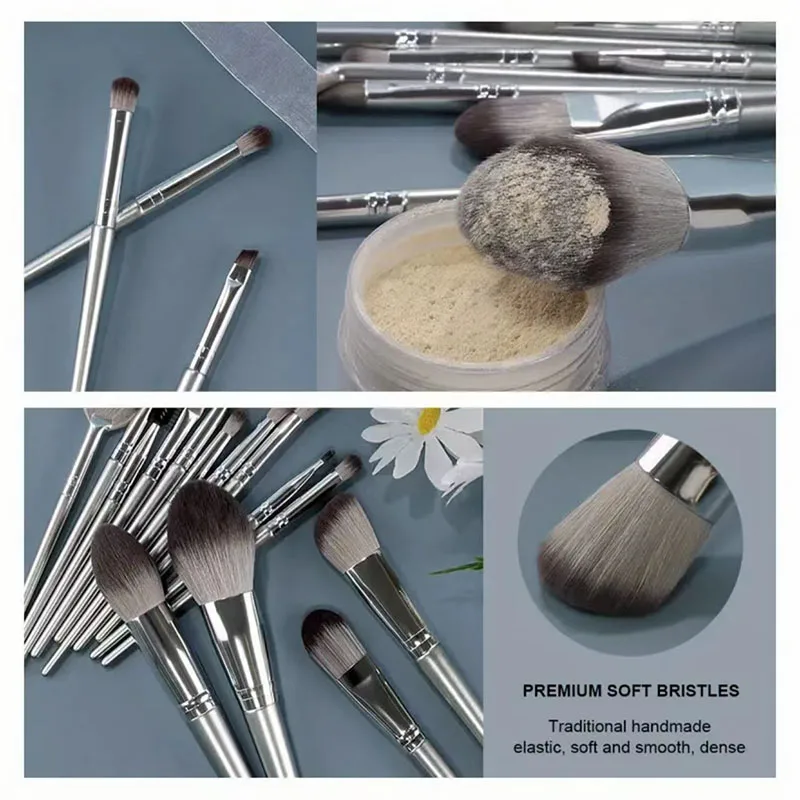 Hot Sale 14pcs Makeup With Bag Brush Set Foundation Blusher Professional Chinese Factory  Custom Beauty Makeup Tools Manufacture