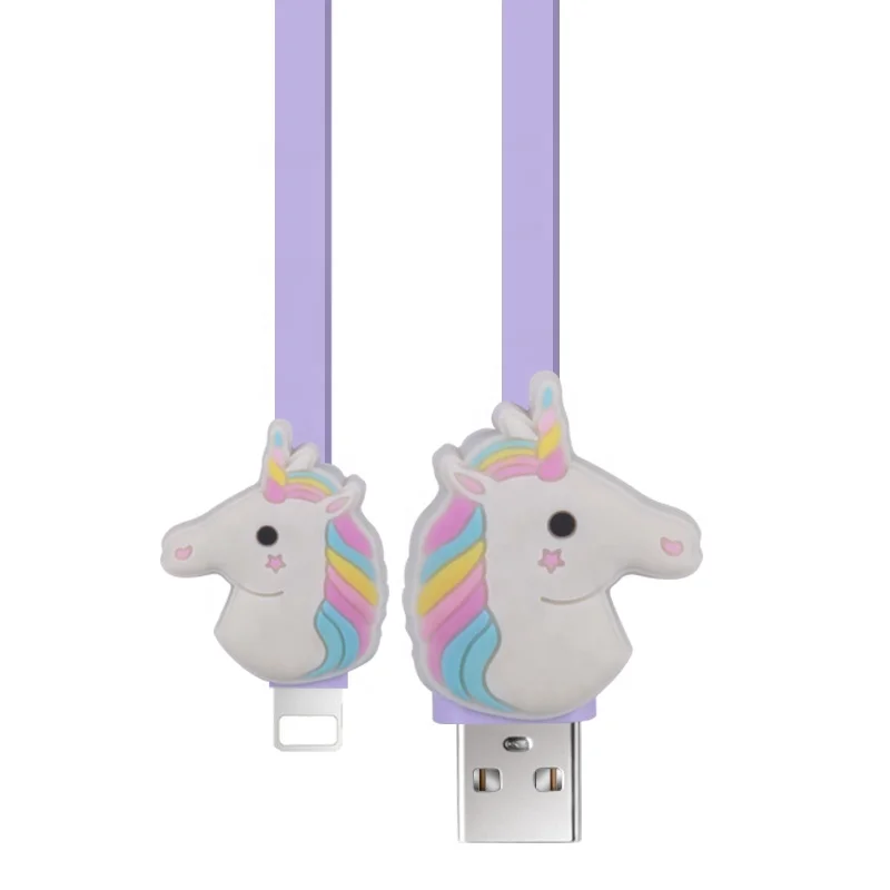 
Wholesale New Design USB Cartoon PVC Data Charging Cable for IOS 