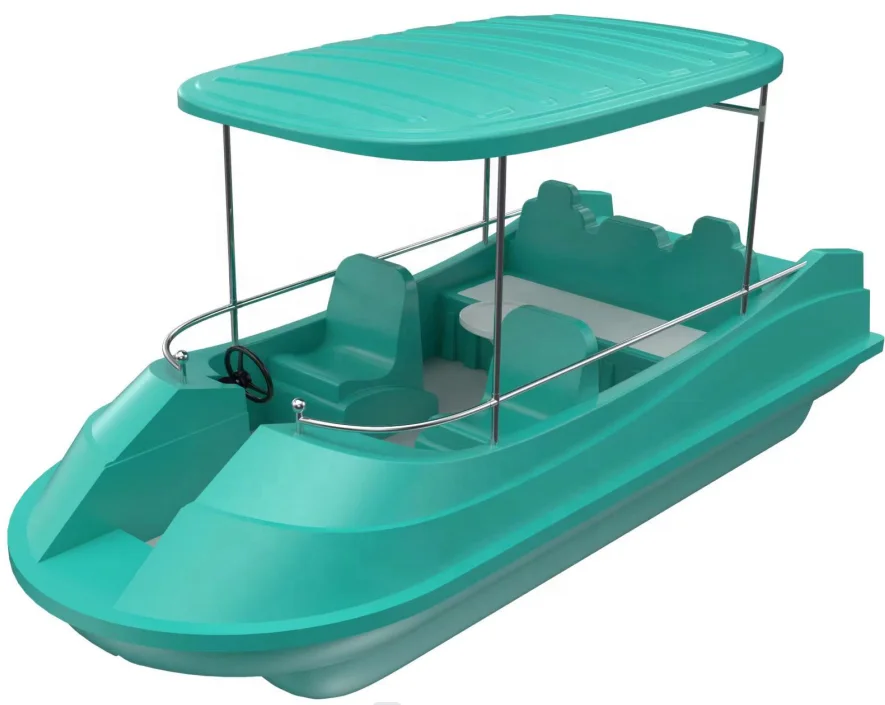 Customized Plastic 4-5 passengers electric boat