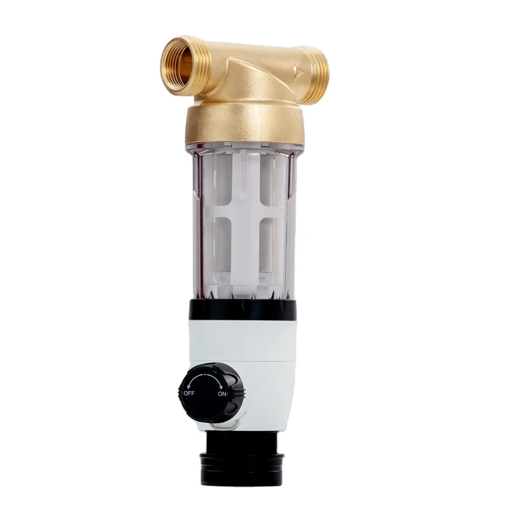 stainless steel spin down sediment filter for whole house water treatment machinery and filtration system protect home appliance