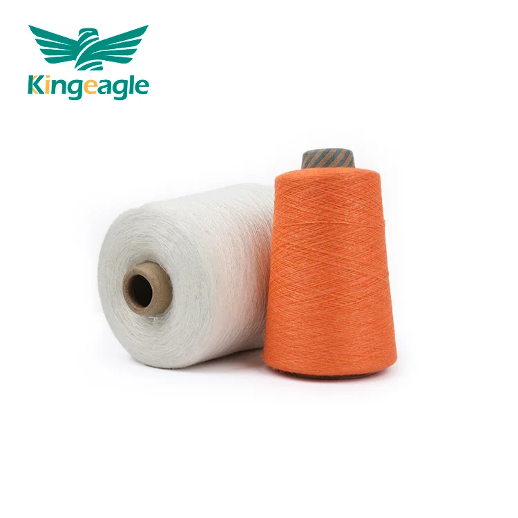 Kingeagle Color spun velvet yarn wool hair yarn for making high-end fabrics
